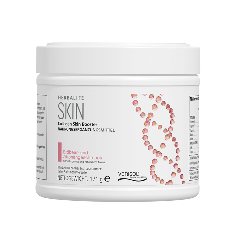 Collagen Skin Booster Ernährung für deine Haut Erdbeer - und Zitronengeschmack 171 g
