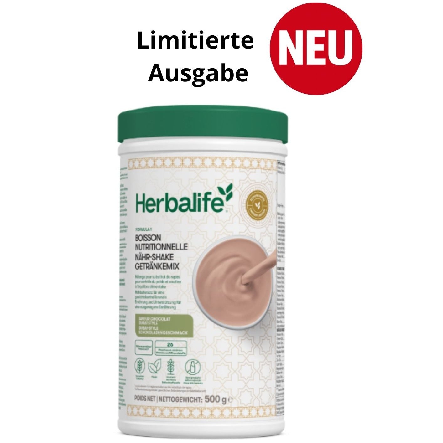 Formula 1 Gesunde Mahlzeit Dubai-style Schokoladengeschmack 500 g